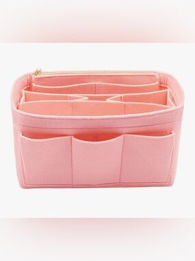 Pink Felt Purse Organizer Insert - fits LV Speedy and Neverfull